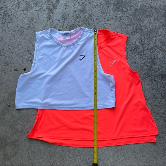 Gymshark Workout Crop Tank Top Womens Size small lot of 2 activewear gym - Picture 4 of 7